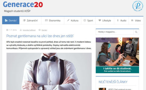 generace20.cz – Poznat gentlemana na ulici lze dnes jen stěží